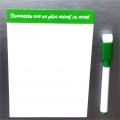 Tablita si marker magnetice, green Dumnezeu are un plan maret cu mine!